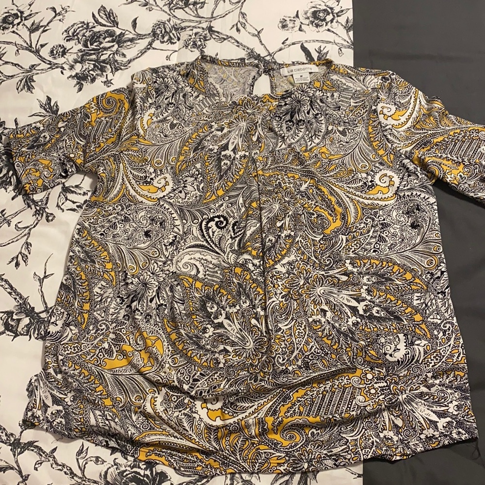 Liz Claiborne paisley top